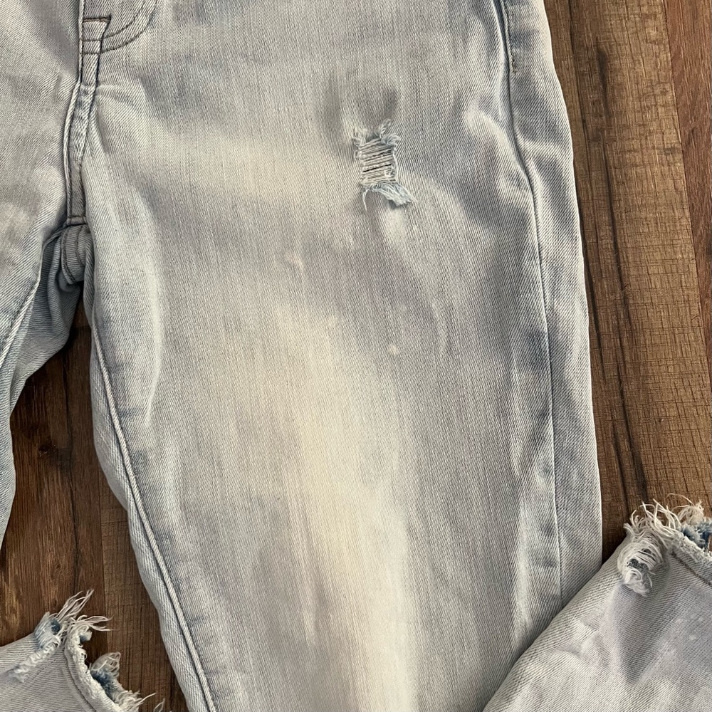 PISTOLA | Arielle Light Wash Paint Splatter Skinny Jeans 28 - Picture 8 of 13